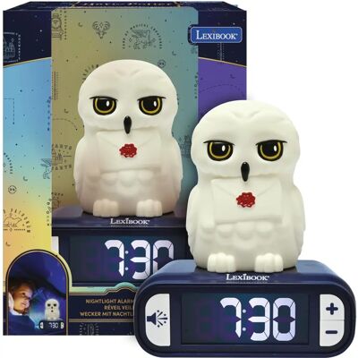 Sveglia Digitale Hedwige Lexibook - Design 3D Luminoso e Sonoro per Bambini Sveglia Digitale Hedwige Lexibook - Design 3D Luminoso e Sonoro per Bambini