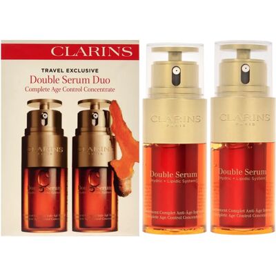 Set de Seruri Dublu Clarins - Anti-Îmbătrânire, 2x30ml Set de Seruri Dublu Clarins - Anti-Îmbătrânire, 2x30ml