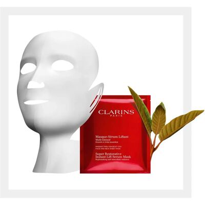 Clarins Super Restorative Sofort-Lifting Serum Maske - Gesichtsmaske Clarins Super Restorative Sofort-Lifting Serum Maske - Gesichtsmaske