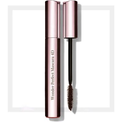 Mascara Wonder Perfect 4D Marron Clarins - Volume & Longueur - Publicité Mascara Wonder Perfect 4D Marron Clarins - Volume & Longueur - Publicité
