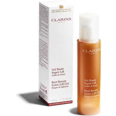 Clarins Gel Extra-Lift pour la Poitrine - Gel pour la Poitrine - Lotion Raffermissante - Femme - Publicité Clarins Gel Extra-Lift pour la Poitrine - Gel pour la Poitrine - Lotion Raffermissante - Femme - Publicité