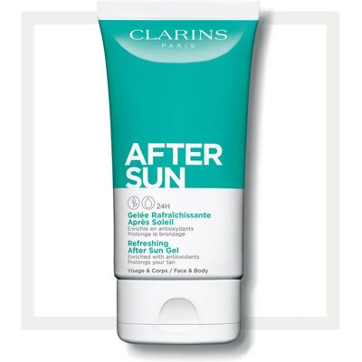 Clarins Gel Doposole Rinfrescante Unisex - 150ml - Cura after sun Clarins Gel Doposole Rinfrescante Unisex - 150ml - Cura after sun