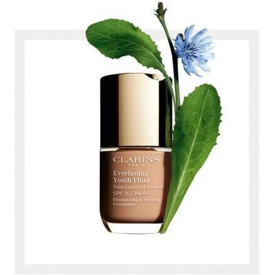 Clarins Everlasting Youth Fluid - Μέλι - Υγρό foundation - SPF 15 Clarins Everlasting Youth Fluid - Μέλι - Υγρό foundation - SPF 15
