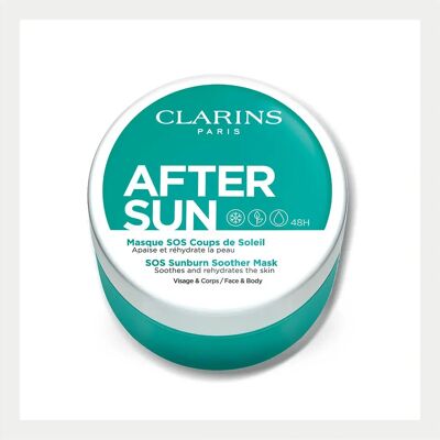 Máscara Calmante Pós-Sol Clarins - Rosto & Corpo - 100ml Máscara Calmante Pós-Sol Clarins - Rosto & Corpo - 100ml
