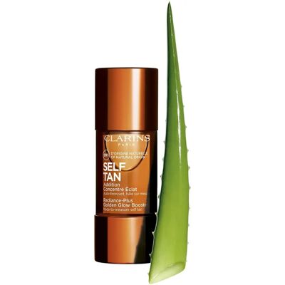 Clarins Radiance-Plus Golden Glow Booster arcmaszkhoz Clarins Radiance-Plus Golden Glow Booster arcmaszkhoz