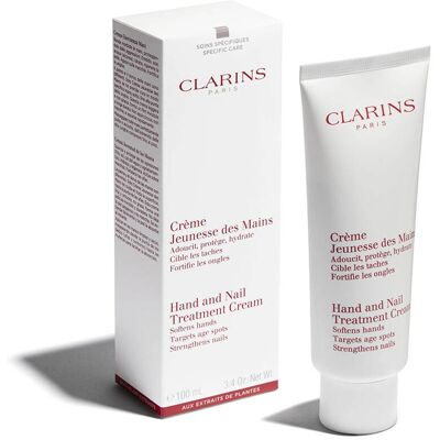 Clarins Hand and Nail Treatment Cream - Moisturizes, Strengthens, Protects Clarins Hand and Nail Treatment Cream - Moisturizes, Strengthens, Protects