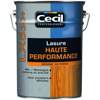 Cecil Professionnel Lasure - LX530+ Chêne - Haute Protection - Publicité Cecil Professionnel Lasure - LX530+ Chêne - Haute Protection - Publicité