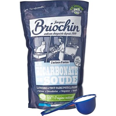 Bicarbonate de soude Ecocert - Jacques Briochin 500g - Publicité Bicarbonate de soude Ecocert - Jacques Briochin 500g - Publicité