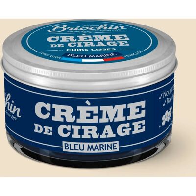 Jacques Briochin Crème de cirage bleu marine - Cirage - Publicité Jacques Briochin Crème de cirage bleu marine - Cirage - Publicité