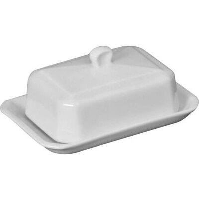 Beurrier Rectangulaire Blanc Girard 250g - Pot à beurre - Publicité Beurrier Rectangulaire Blanc Girard 250g - Pot à beurre - Publicité