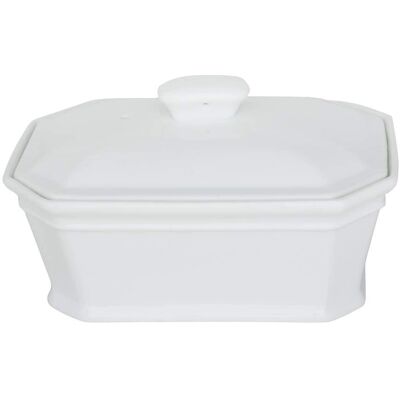 Porcelaine Girard N.3 Terrine blanche classique - Terrine - Publicité Porcelaine Girard N.3 Terrine blanche classique - Terrine - Publicité