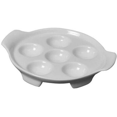Girard Modèle 5915 - Assiette à escargots avec poignées - Publicité Girard Modèle 5915 - Assiette à escargots avec poignées - Publicité