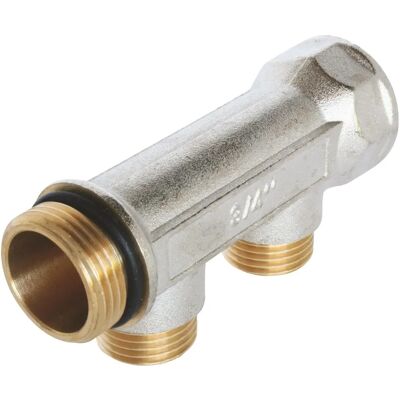 Somatherm Nickel-Brause-Sanitärsammler - 20/27, 15/21, Automatisch abdichtend Somatherm Nickel-Brause-Sanitärsammler - 20/27, 15/21, Automatisch abdichtend