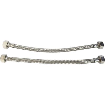SOMATHERM FOR YOU Conduit Flexible Sanitaire en Acier Inoxydable 15/21 (1/2) - Eau Chaude & Froide SOMATHERM FOR YOU Conduit Flexible Sanitaire en Acier Inoxydable 15/21 (1/2) - Eau Chaude & Froide