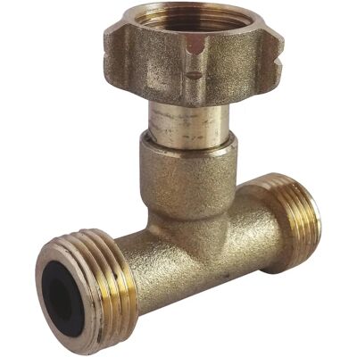 Connettore gas Ayor M20/150 - Collega due bottiglie di butano o propano Connettore gas Ayor M20/150 - Collega due bottiglie di butano o propano