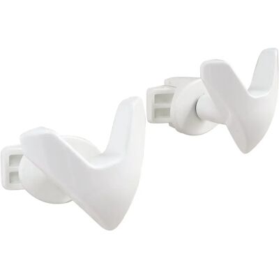 SOMATHERM FOR YOU B21814B Ganci a V bianchi - Set da 2 SOMATHERM FOR YOU B21814B Ganci a V bianchi - Set da 2