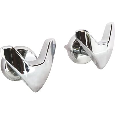 SOMATHERM FOR YOU B21817B Chrome V Towel Hooks SOMATHERM FOR YOU B21817B Chrome V Towel Hooks