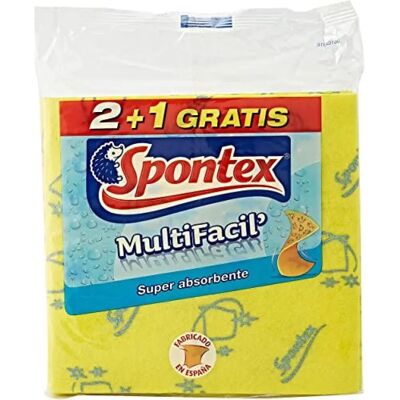 Panos de Microfibra Spontex - Pack de 3 - Panos de Limpeza Panos de Microfibra Spontex - Pack de 3 - Panos de Limpeza