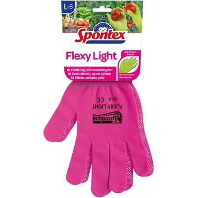 Spontex - Flexy Light Handschuhe - Bunte Farben - Größe L - Handschuhe Spontex - Flexy Light Handschuhe - Bunte Farben - Größe L - Handschuhe