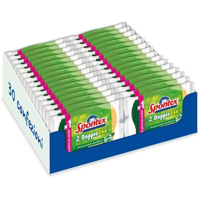 Spugna abrasiva doppio uso Spontex Modello Verde - Spugna Spugna abrasiva doppio uso Spontex Modello Verde - Spugna