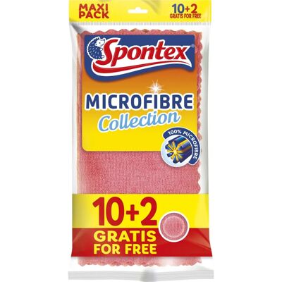 Chiffons microfibres SPONTEX - 10 pièces Chiffons microfibres SPONTEX - 10 pièces