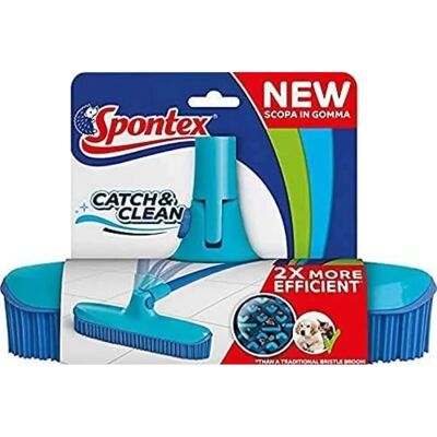Spontex Catch & Clean Cserefej - Hatékony Gumi Seprű Kiegészítő Spontex Catch & Clean Cserefej - Hatékony Gumi Seprű Kiegészítő