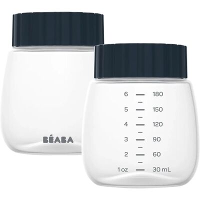 Beaba Melkopslagbakjes - 180ml, Blauw Beaba Melkopslagbakjes - 180ml, Blauw