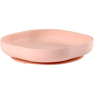 BEABA Béaba Silicone Feeding Suction Plate - for Babies and Children - Pink BEABA Béaba Silicone Feeding Suction Plate - for Babies and Children - Pink