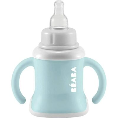 BEABA Evoluclip 3 in 1 Learning Cup Airy Green - Training Bottle BEABA Evoluclip 3 in 1 Learning Cup Airy Green - Training Bottle
