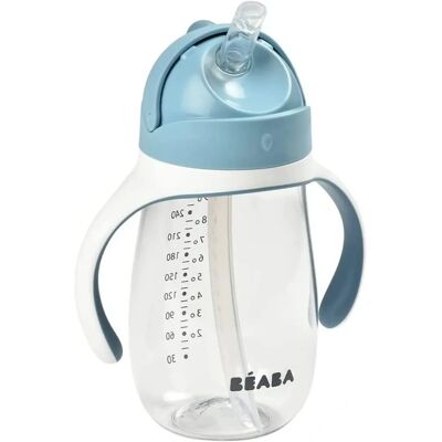 Beaba Tritan Straw Cup Blue 300ml - Sippy Cup Beaba Tritan Straw Cup Blue 300ml - Sippy Cup