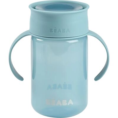 Tasse d'apprentissage 360° BEABA bleu, 12m+ Tasse d'apprentissage 360° BEABA bleu, 12m+