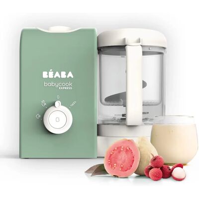 Béaba Babycook Express Verde 4 en 1 Robot de Cocina - Robot de Comida para Bebés Béaba Babycook Express Verde 4 en 1 Robot de Cocina - Robot de Comida para Bebés