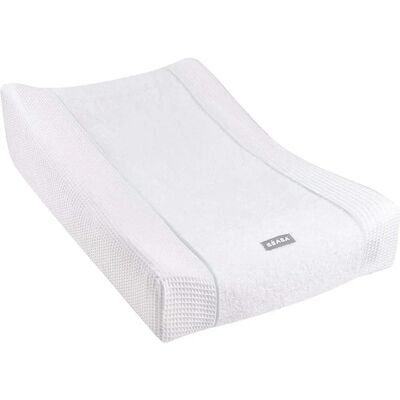 BEABA Organic Cotton Baby Changing Mat Cover - White - Bed Cover BEABA Organic Cotton Baby Changing Mat Cover - White - Bed Cover