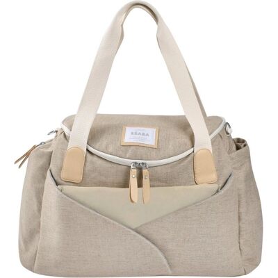 BEABA Sydney II Beige Gestikt Luiertas - Luiertas BEABA Sydney II Beige Gestikt Luiertas - Luiertas