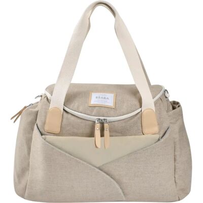 BEABA Sydney II Beige Gestikt Luiertas - Luiertas BEABA Sydney II Beige Gestikt Luiertas - Luiertas
