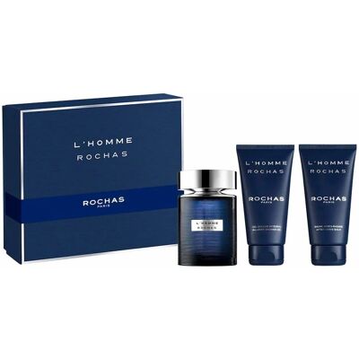 Rochas Rochas L'Homme 3-teiliges Geschenkset - Duft & Pflege Rochas Rochas L'Homme 3-teiliges Geschenkset - Duft & Pflege