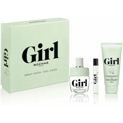 Rochas Rochas Girl Gift Set - Eau de Toilette, Body Lotion, Mini Spray Rochas Rochas Girl Gift Set - Eau de Toilette, Body Lotion, Mini Spray