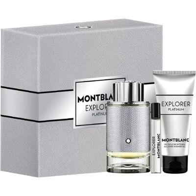 Montblanc Explorer Platinum - Eau de Parfum, Duschgel, 3-teiliges Geschenkset Montblanc Explorer Platinum - Eau de Parfum, Duschgel, 3-teiliges Geschenkset