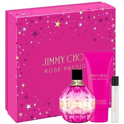 Jimmy Choo Rose Passion - Parfümset mit 3 Stück Jimmy Choo Rose Passion - Parfümset mit 3 Stück