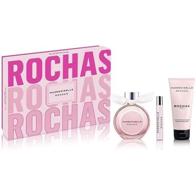Rochas Mademoiselle Eau De Parfum Sett 90ml 3 Stykker Rochas Mademoiselle Eau De Parfum Sett 90ml 3 Stykker