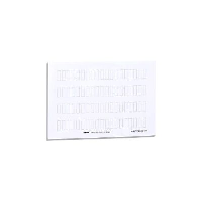 Schneider Electric ZBY4100 Étiquette Blanche - Signalisation Schneider Electric ZBY4100 Étiquette Blanche - Signalisation