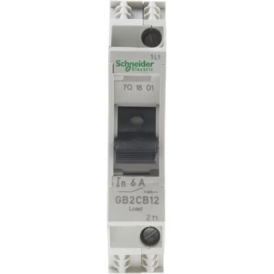 Schneider Electric GB2CB12 - 6A Schutzschalter für Steuerkreise Schneider Electric GB2CB12 - 6A Schutzschalter für Steuerkreise