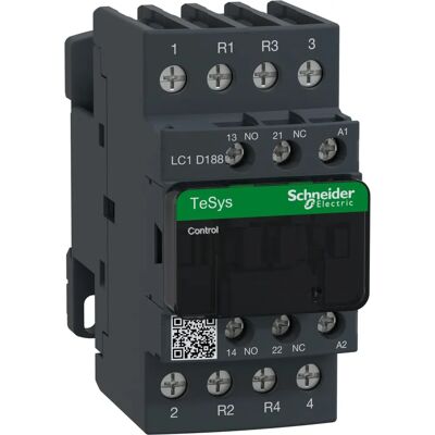 Schneider Electric Kontaktor LC1D188P7 - 4-polig 32A AC-1 Schneider Electric Kontaktor LC1D188P7 - 4-polig 32A AC-1