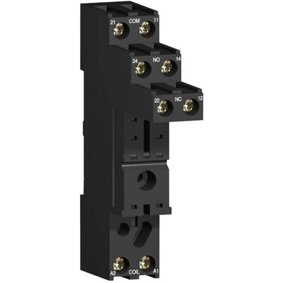 Base de relé Schneider Electric RSZE1S48M - Trilho DIN 8 pinos Base de relé Schneider Electric RSZE1S48M - Trilho DIN 8 pinos