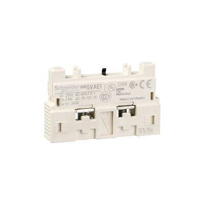 Schneider Electric GVAE1 Hilfekontakt - 1 NC 1 NO - Frontmontage Schneider Electric GVAE1 Hilfekontakt - 1 NC 1 NO - Frontmontage