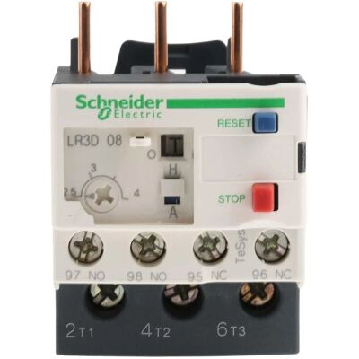 Schneider Electric Motorschutzrelais LR3D08 - Überlast, 2,5-4A Schneider Electric Motorschutzrelais LR3D08 - Überlast, 2,5-4A