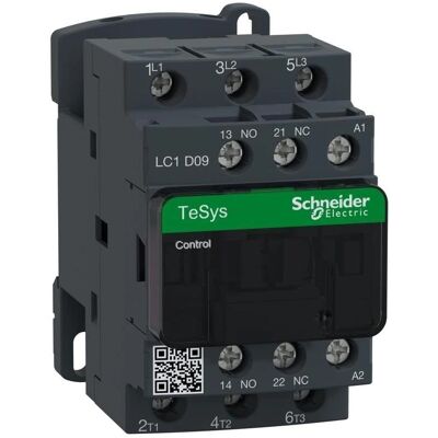 Schneider Electric LC1D09E7 Effektrelä - 3P, 48V AC, 9A, 4kW Schneider Electric LC1D09E7 Effektrelä - 3P, 48V AC, 9A, 4kW