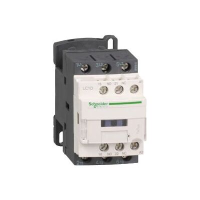 Schneider Electric LC1D18U7 Kontaktor - 3-polet, 18A, 7,5kW, AC 240V Schneider Electric LC1D18U7 Kontaktor - 3-polet, 18A, 7,5kW, AC 240V