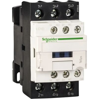 Contacteur Schneider Electric LC1D 3P 38A 220V AC - Publicité Contacteur Schneider Electric LC1D 3P 38A 220V AC - Publicité