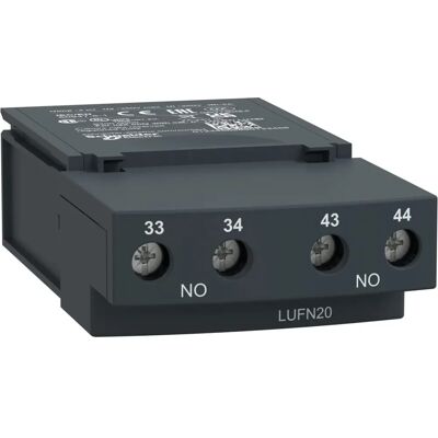 Schneider LUFN20 - Module de contact auxiliaire pour TeSys U - 2 NA - 230V - Publicité Schneider LUFN20 - Module de contact auxiliaire pour TeSys U - 2 NA - 230V - Publicité